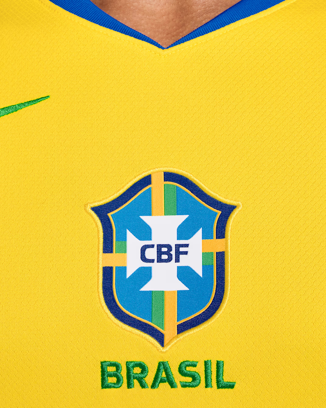Brazil 2025 Stadium Home (Women’s Team)  Men’s Nike Dri-FIT Soccer Replica Jersey