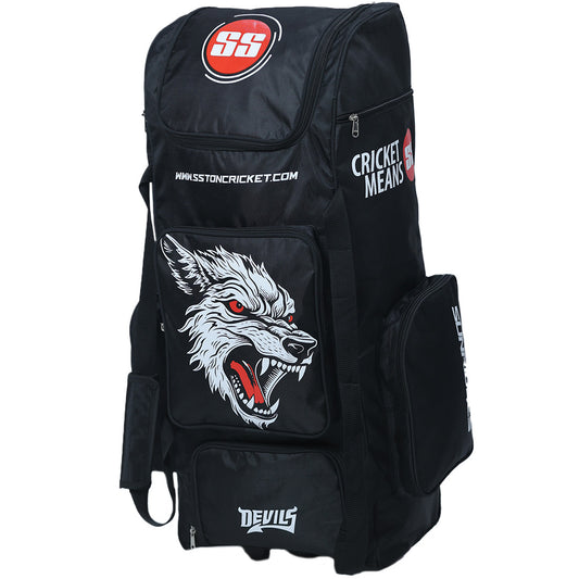 SS DEVIL BLACK CRICKET KIT BAG