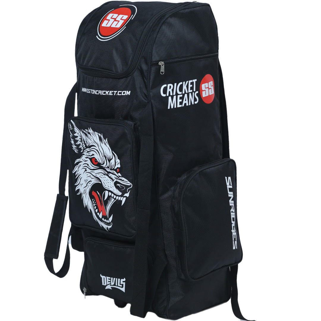 SS DEVIL BLACK CRICKET KIT BAG