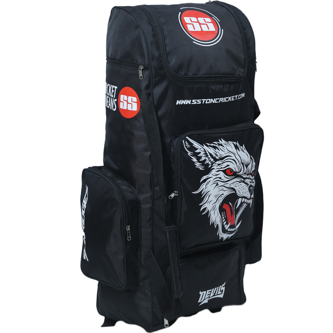 SS DEVIL BLACK CRICKET KIT BAG