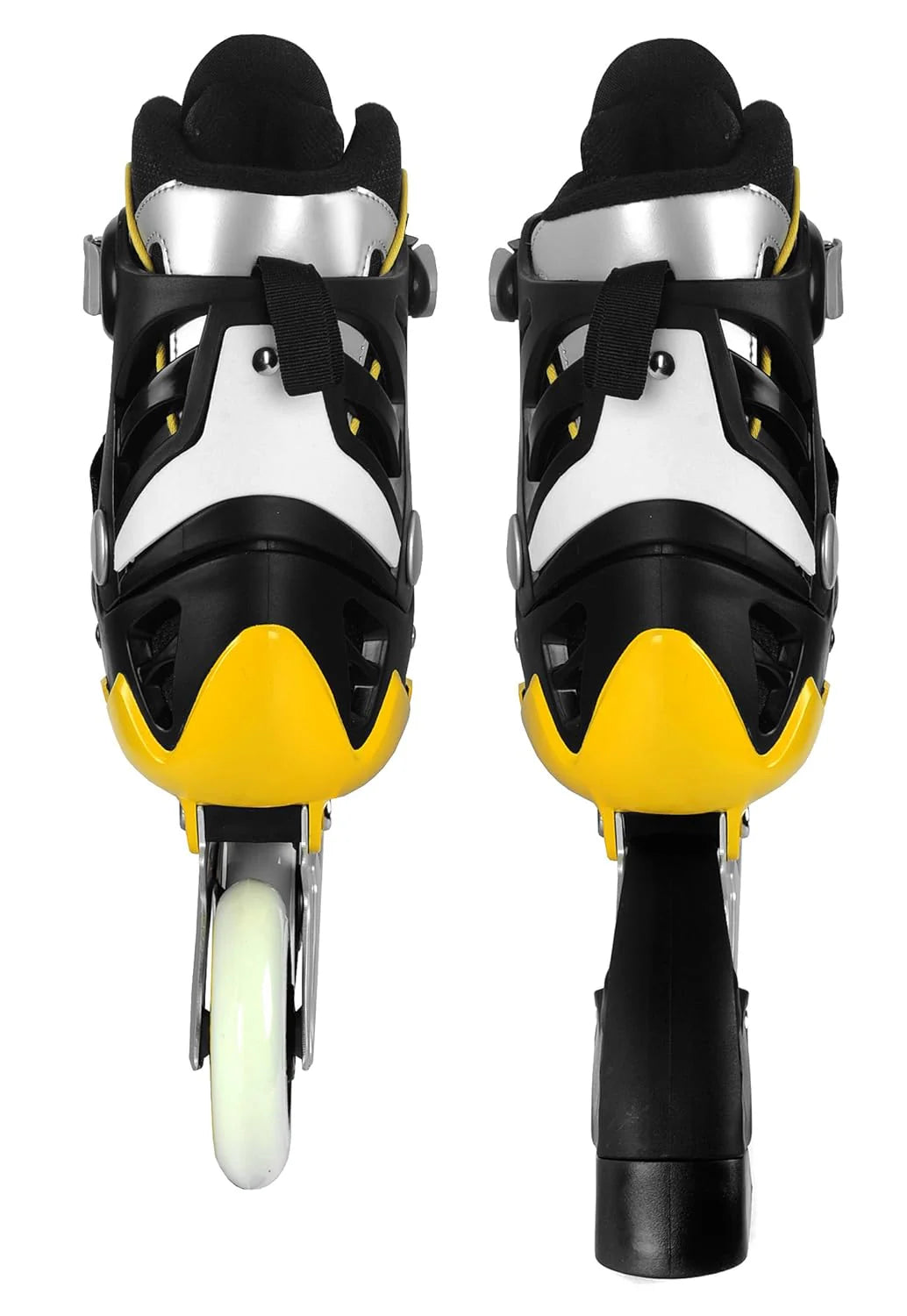COCKATOO IS-05 Inline Adjustable Skates| ABEC 9 Bearing 90 mm Wheel | Yellow