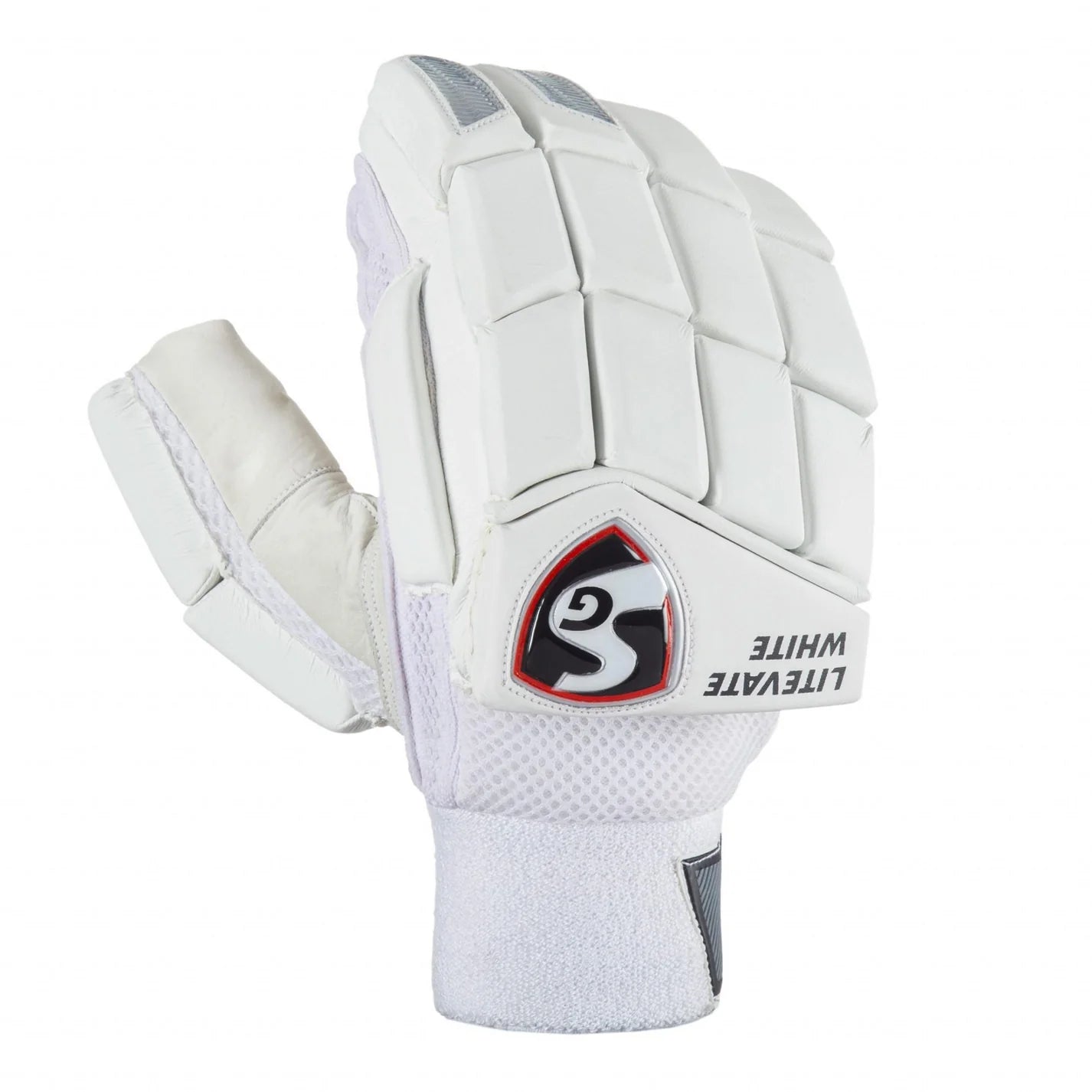 SG Litevate White LH Batting Gloves