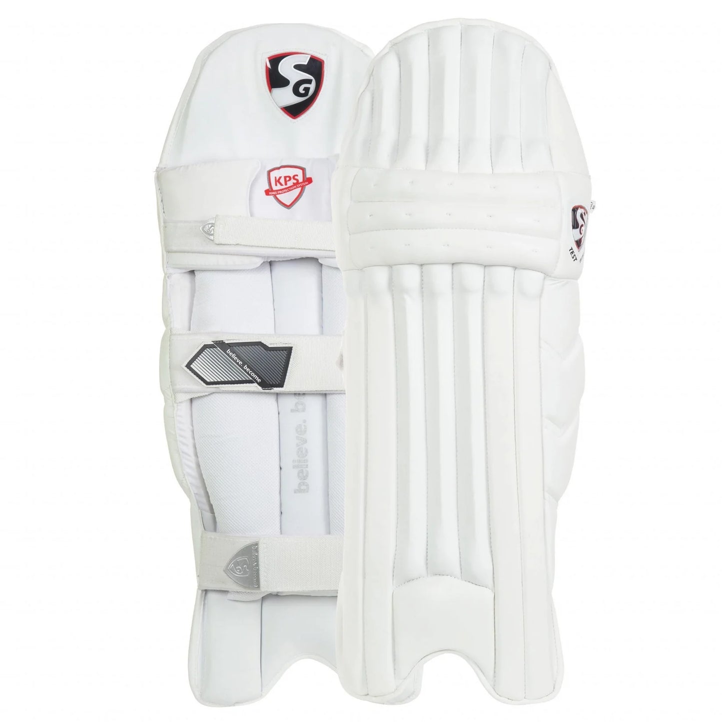 SG TEST WHITE CRICKET BATTING LEGGUARD