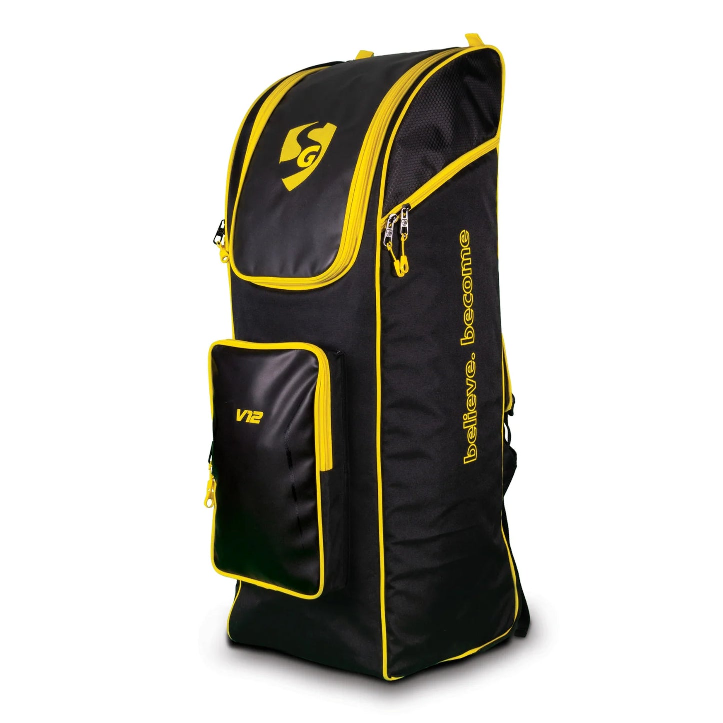 SG V12 WHEELIE DUFFLE JUNIOR CRICKET KIT BAG
