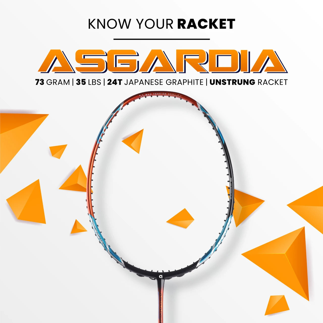 APACS Asgardia Control badmintion racquet